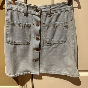 Shein denim skirt size small